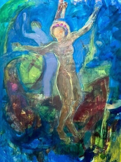 On either side the river lie... - a Paint Artowrk by Sarah  Lloyd